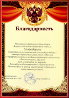 Благодарственное письмо за профессионально подготовленную тематическую программу для инвалидов по зрению
