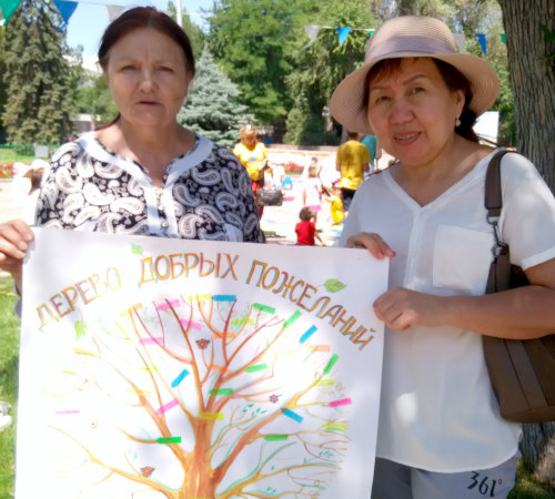 Международный день йоги в Бишкеке 2019, Брахма кумарис